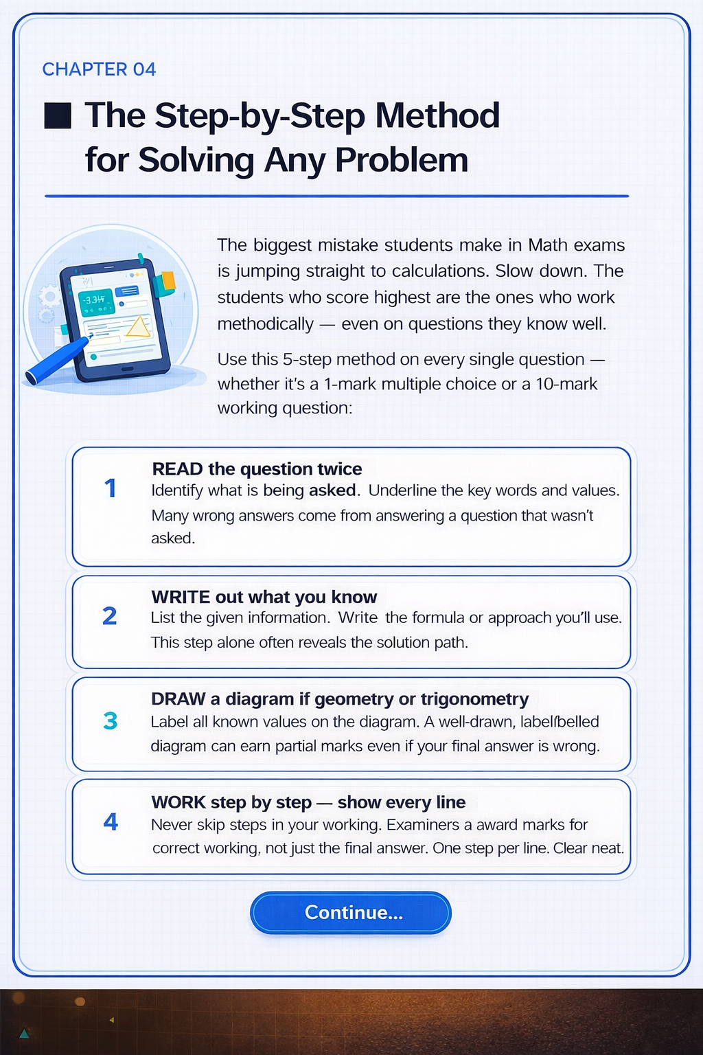 Pass Your Math Exam In One Sitting — Math Mastery eBook (PDF) preview